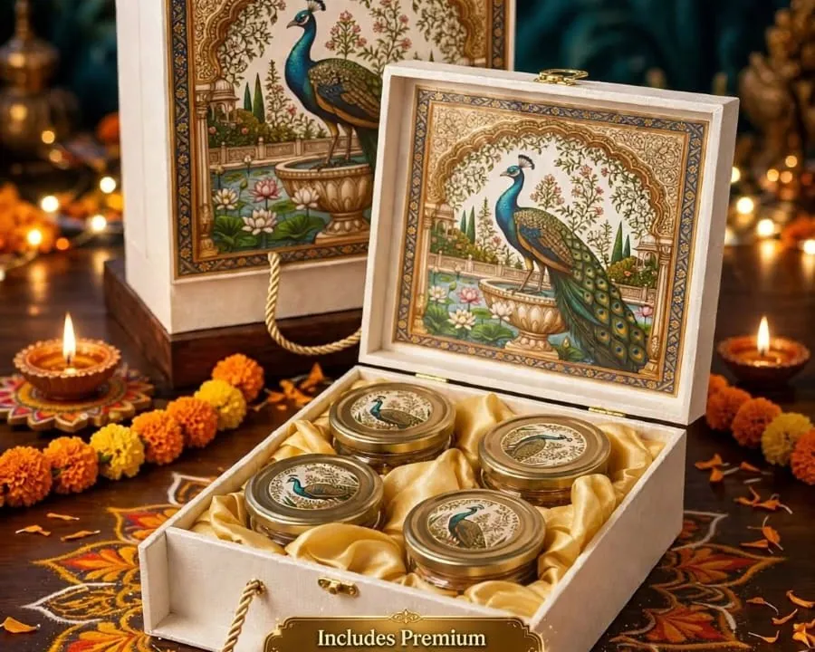 Royal Peacock Dry Fruit Hamper